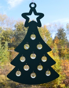 Новогоднее украшение елки с кристаллами GLAMOUR