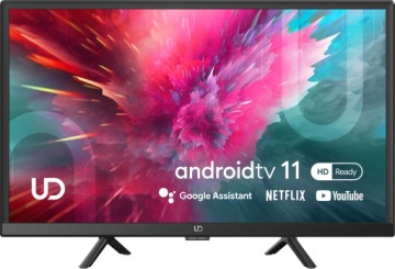 24-дюймовый телевизор UD 24W5210 HD, D-LED, Android 11, DVB-T2 HEVC