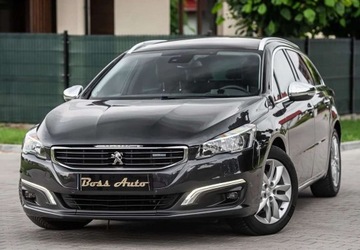 Peugeot 508 I SW Facelifting 2.0 BlueHDi 150KM 2015 Peugeot 508 2.0HDI 150KM Hed-Up Navi Skora Pano Alu Ledy Gwarancjia, zdjęcie 4