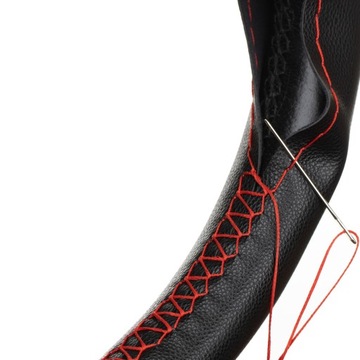 ЧЕХОЛ НА РУЛЬ КОЖАНЫЙ ЧЕХОЛ ДЛЯ ВЫШИВКИ Материал Противоскользящий