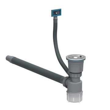 МОЙКА ОДИНОЧНАЯ ЧАША СТАЛЬНАЯ МОЙКА НЕРЖАВЕЮЩАЯ СТАЛЬ ХРОМ 60x50 + СИФОН