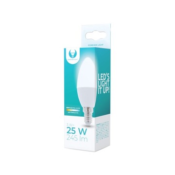 Żarówka LED E14 3W C37 240lm NEUTRALNA świeczka