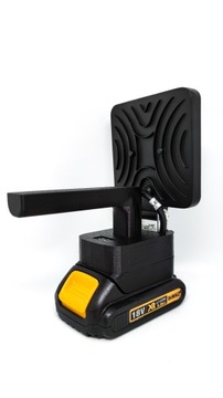 Lampa latarka na baterie akumulator DeWalt -uchwyt