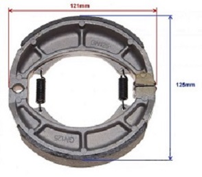 комплект тормозных колодок Romet Zetka ZK 50 4T 10-16