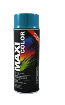 MAXI COLOR LAKIER FARBA SPRAY 400ml RAL5021 TURKUS