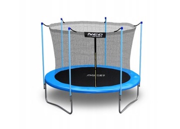 TRAMPOLINA OGRODOWA Z SIATKĄ DLA DZIECI TRAMPOLINA NA OGRÓD DLA POCIECH