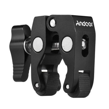 Andoer Crab Pliers Clip Super Clamp with 1/4 inch