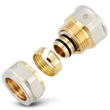 СОЕДИНИТЕЛЬ PEX 20 x 3/4 ДЮЙМА ALUPEX НА ВИНТАХ