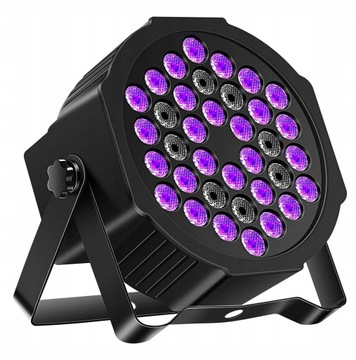 РЕФЛЕКТОРНАЯ ЛАМПА 36 LED UV 72W ДИСТАНЦИОННЫЙ DJ BAR CLUB