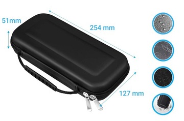 УЛУЧШЕННЫЙ ЧЕХОЛ ДЛЯ NINTENDO SWITCH OLED + ЗАКАЛЕННОЕ СТЕКЛО HEG-001