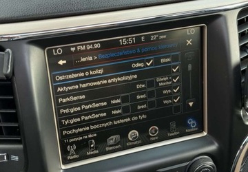 Jeep Grand Cherokee IV Terenowy Facelifting 3.0 CRD 250KM 2016 Jeep Grand Cherokee Salon PL FV23 Pneumatyka ACC Martwe Pole Panorama Skor, zdjęcie 16