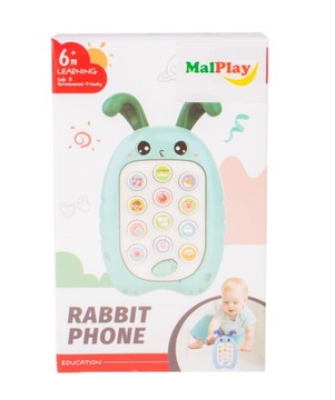 ИНТЕРАКТИВНЫЙ МУЗЫКАЛЬНЫЙ ТЕЛЕФОН ДЛЯ МАЛЫШЕЙ, ДЛЯ ИГРЫ В ЗАЙКА