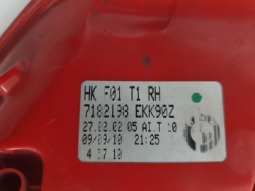 BMW 7 F01 F02 F04 SVĚTLO ZADNÍ W BLATNÍK PRAVÁ 7182198 LEVÝ 7182197 ORIGINÁLNÍ