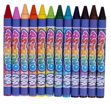 СВЕЧНЫЕ МЕЛКИ ASTRINO 12 ЦВЕТОВ с собачкой