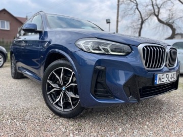 BMW X3 G01 SUV 2.0 20d 190KM 2021 BMW X3 Polski salon Adaptive LED Head-Up Hak Bezwypadkowy VAT 23, zdjęcie 1