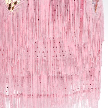 Ремень с бахромой из латинских пайеток