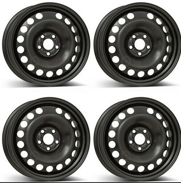 4× DISK OCELOVÝ ALCAR STAHLRAD 6.5" X 17" 5X114.3 ET 50