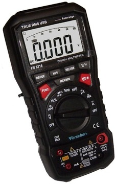 Автоматический USB-мультиметр True Rms FORSCHER FS8218