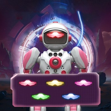 Программируемый музыкальный танцующий игрушечный робот - Pink Warrior