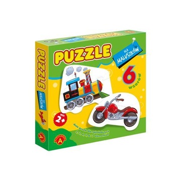 PUZZLE DLA MALUSZKÓW POJAZDY LOKOMOTYWA ALEXANDER
