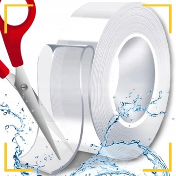 TAŚMA DWUSTRONNA TRANSPARENTNA Nano Tape AKRYLOWA