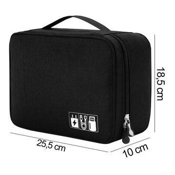 Водонепроницаемый чехол-сумка TRAVEL ORGANIZER для ЗАРЯДНЫХ КАБЕЛЕЙ с 3 ОТДЕЛЕНИЯМИ