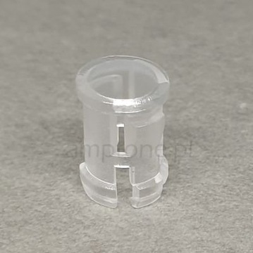 Oprawka LED soczewka 5mm przezroczysta