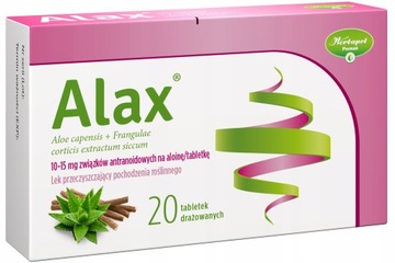 ALAX lek na zaparcia 20 tabletek