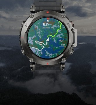 Спортивные часы Amazfit T-Rex Ultra Sahara с GPS, умные часы, 500 мАч, 10 АТМ