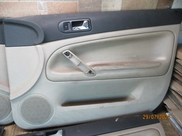 PASSAT B5 96-00 КОМПЛЕКТ КОЖИ БОКОВИНЫ КОМБИ ЛЕВОЙ ДВЕРИ ВОДИТЕЛЯ