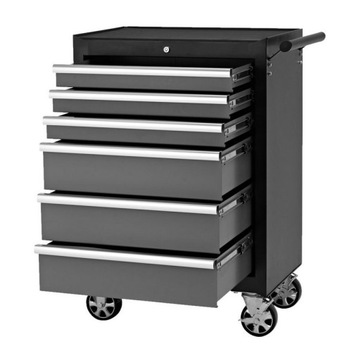 Шкаф для инструментов BQ на колесиках с замком, 6 ящиков