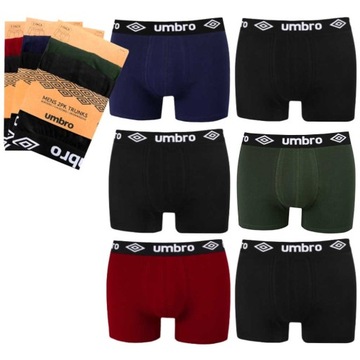 UMBRO Bokserki Męskie 6 sztuk BM565 Rozmiar 2XL