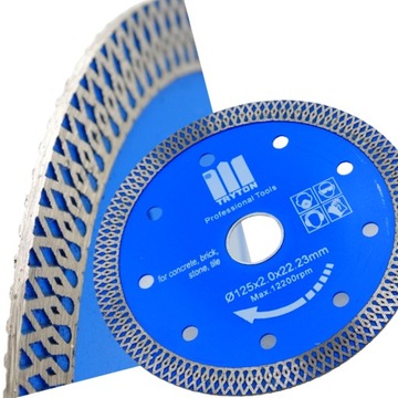 Алмазный диск по керамограниту, керамической плитке, 125 мм.