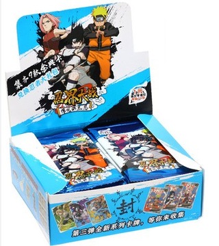 Karty Naruto Boostery Kart Do Gry w Wojne Kolekcja