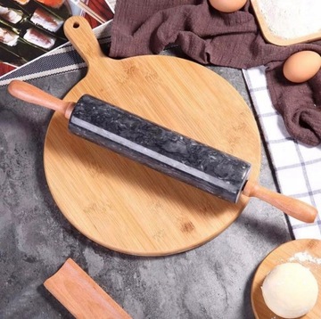 Мраморная каменная скалка для теста