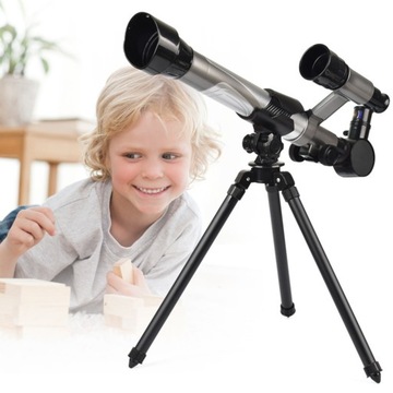 Zewnętrzny lornetkowy teleskop astronomiczny