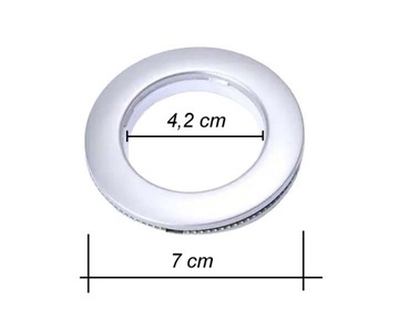 Люверсы для штор БОЛЬШИЕ 42x70 10 шт.