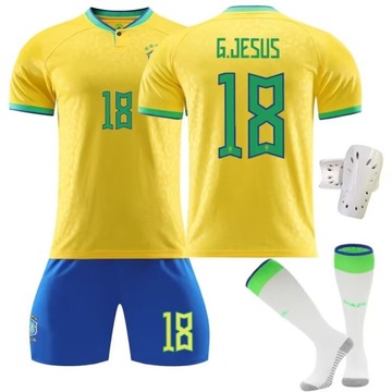 Mundial 2022 Brazylia Neymar No.10 Strój Piłkarski