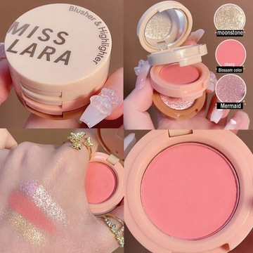 Палитра матовых хайлайтеров 3 в 1 Pearly