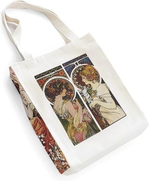 TORBA TOTE BAG TOREBKA DLA KOBIET MĘŻCZYZN BAWEŁNA ZAMEK KIESZEŃ VAN GOGH