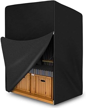 ЗАЩИТНЫЙ ЧЕХОЛ С ПРОЧНЫМ ПОКРЫТИЕМ ДЛЯ ПЛЯЖНОЙ КОРЗИНЫ 135*105*175/140СМ