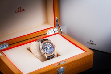 OMEGA SEAMASTER AQUA TERRA GMT CHRONOGRAPH SS|18K GOLD 43MM/BOX