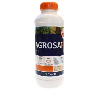 AGROSAR 360 SL 1L OPRYSK ŚRODEK Z GLIFOSAT NISZCZY WSZYSTKIE CHWASTY