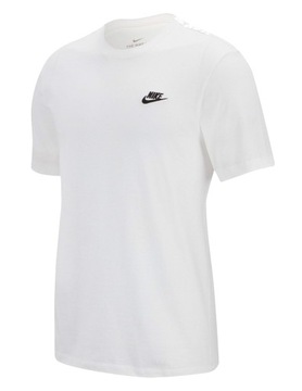 NIKE Koszulka Sportswear T-shirt Męski Biały Bawełniany XL