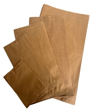 Бумажные пакеты Большой серый хлеб 41x24x8cm5c ПК