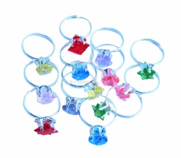 ЮВЕЛИРНЫЕ КОЛЬЦА ДЛЯ ДЕВОЧЕК набор 36 шт.