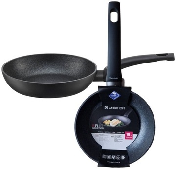AMBITION PATELNIA MERCURE 18 CM GAZ INDUKCJA
