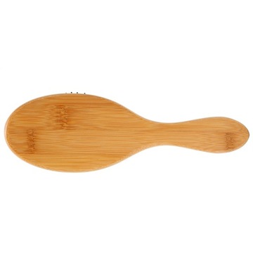 Портативная щетка для волос с деревянной ручкой