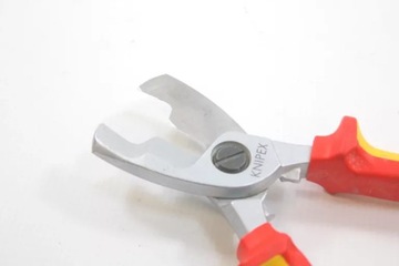 KNIPEX 95 16 200 Ножницы для кабеля с двойным V-образным лезвием