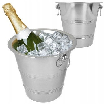 WIADERKO NA LÓD do chłodzenia wina pojemnik na butelkę szampana barmańskie